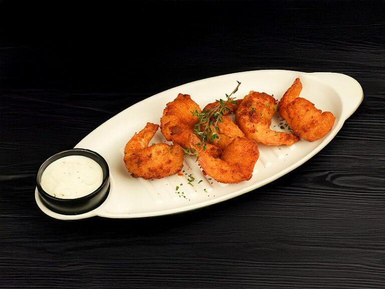 Golden Fried Prawns